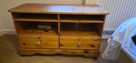 Photo of free TV unit with 2 drawers (Chorleywood) #1