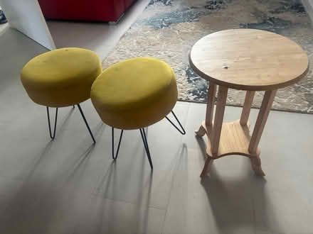 Photo of free Stool and side table (ME8) #1