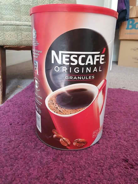 Photo of free 2 Empty Nescafe 1kg cardboard Tin (SOUTHAMPTON so18) #1