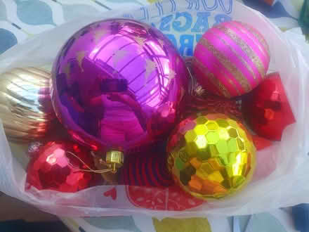 Photo of free Bag of Christmas baubles (Crays Hill) #1