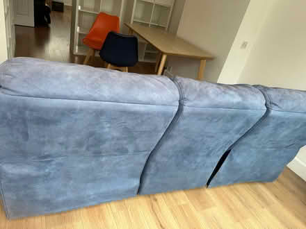 Photo of free Blue sofa (Fleetville AL4) #4