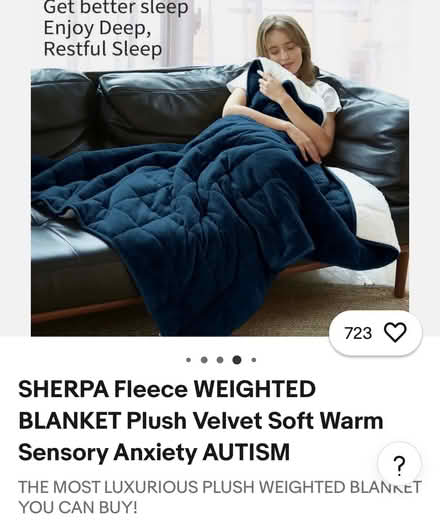 Photo of free Weighted blanket - autism sensory (Bethnal Green E2) #2