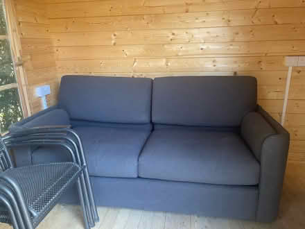 Photo of free Charcoal grey sofa bed-double (Silverhill TN37) #2