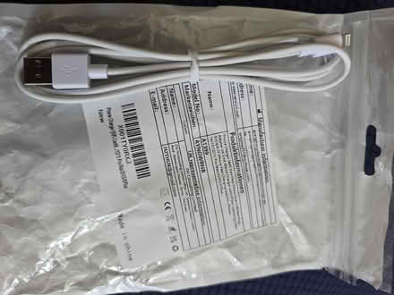 Photo of free 1 x Unofficial iPhone lightning cable (Sandylands LA3) #1