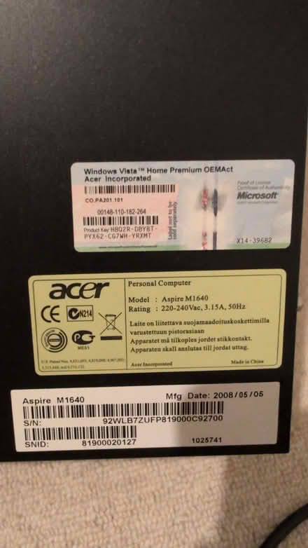 Photo of free Pc (South Tonbridge TN9) #2