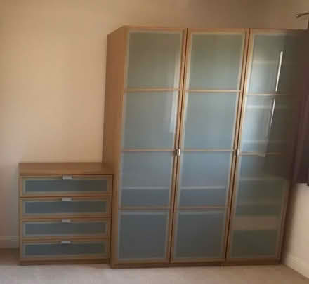 Photo of free 3-door wardrobe and 4-drawer chest (Downley, High Wycombe, HP13) #1
