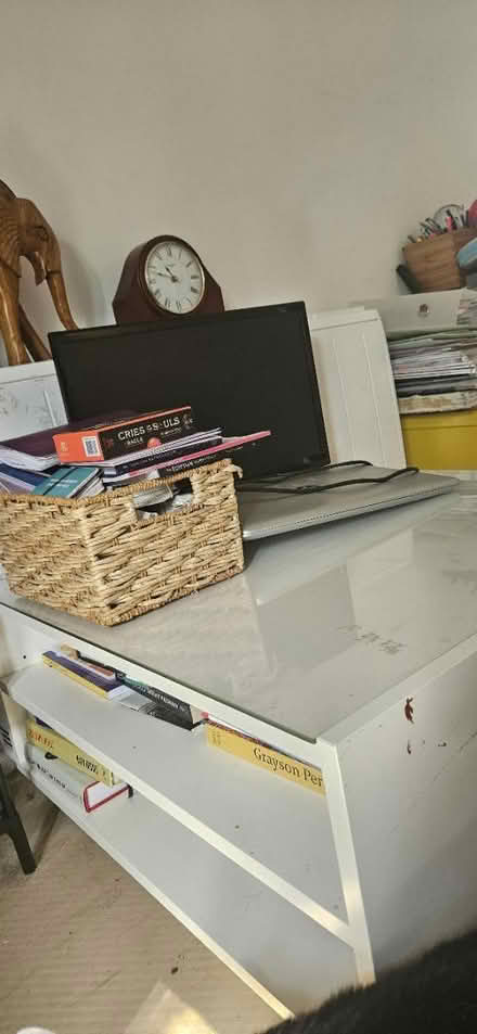 Photo of free White ikea table on wheels (Hook RG27) #1