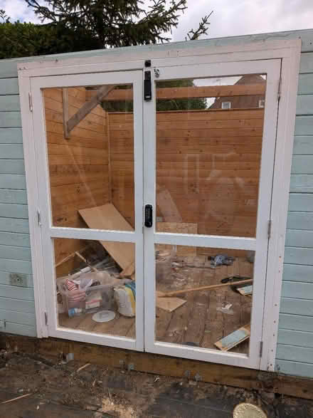 Photo of free Timber and perspex double doors (Godalming) #1