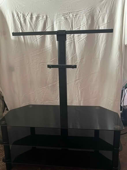 Photo of free Black glass tv stand . (Bell Bar AL9) #2