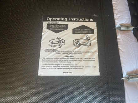 Photo of free Charcoal grey sofa bed-double (Silverhill TN37) #4