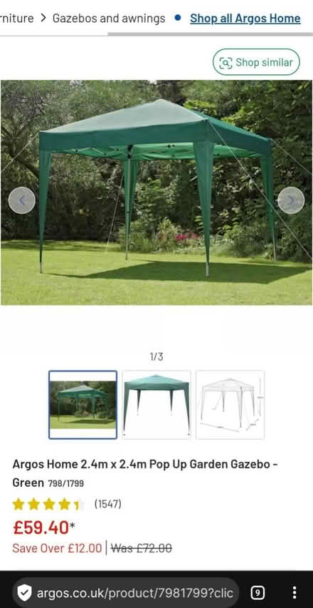 Photo of free Damaged gazebo (Bootle, L20) #2
