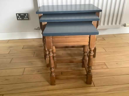 Photo of free Wooden nest of tables (Rhu G84) #2