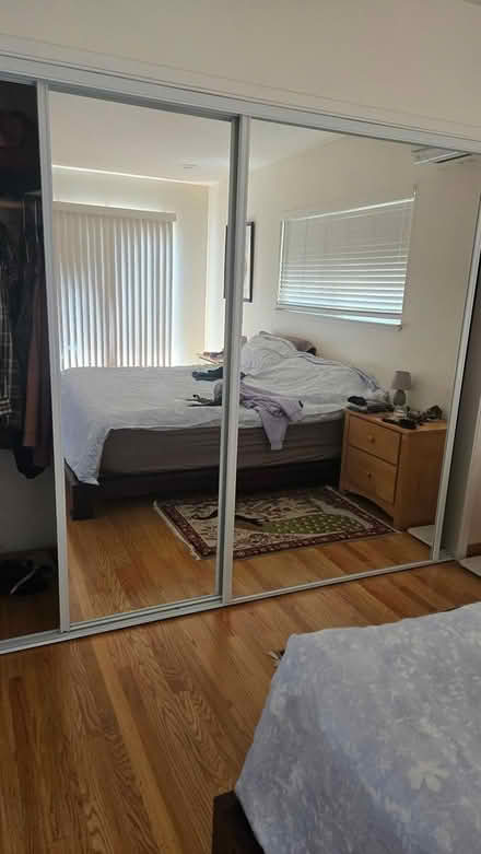 Photo of free Mirrored closet doors (Near homestead and wolfe) #1