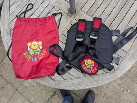 Photo of free Belt up baby: car lap harness (Herne Hill SE21) #1