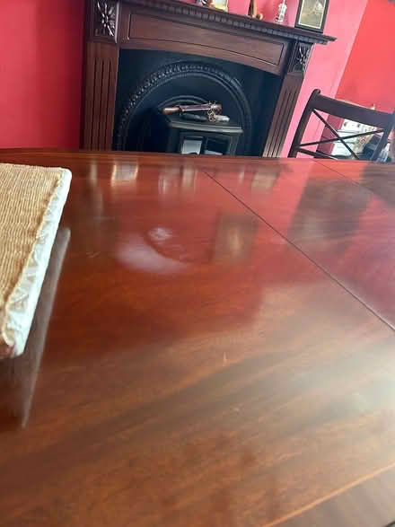 Photo of free Dining table and six chairs (Knighton) #1