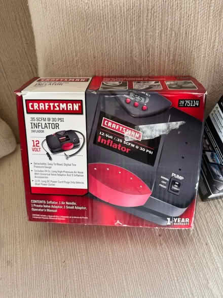 Photo of free Craftsman tire inflator. 12v power (Mill Valley) #1