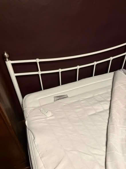 Photo of free Metal double bed frame (Wirksworth DE4) #1
