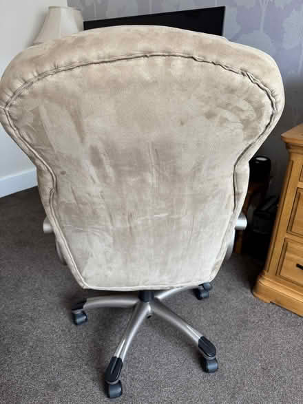 Photo of free Large Suede Computer Chair (Worthing BN11) #3