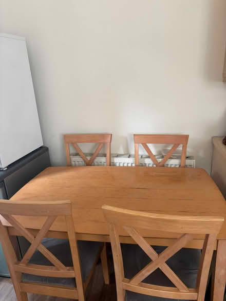 Photo of free Dining table with 4 chairs (GU14) #1