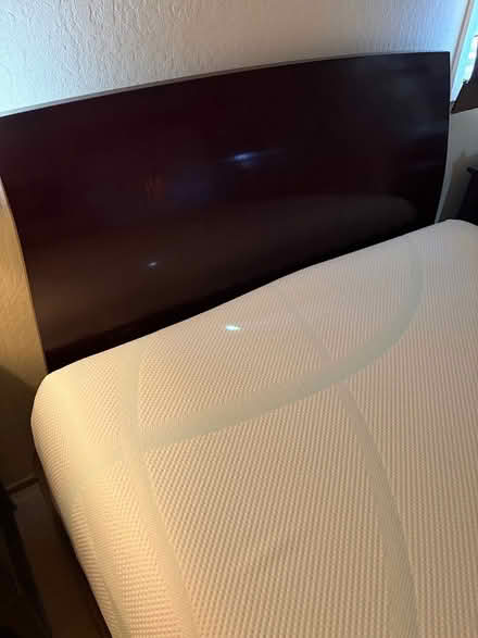Photo of free Queen size wood bed frame (Waverly Park) #2
