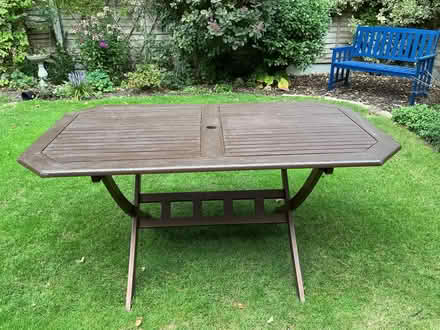 Photo of free Garden table (Ferndown. Near M&S food store) #1
