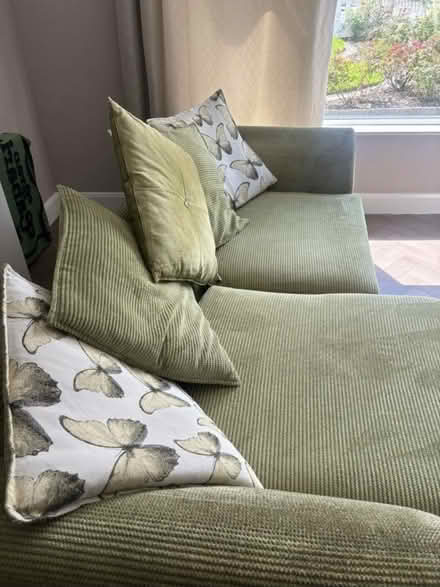 Photo of free Green DFS Chaise Sofa (Glenageary, Co. Dublin) #3