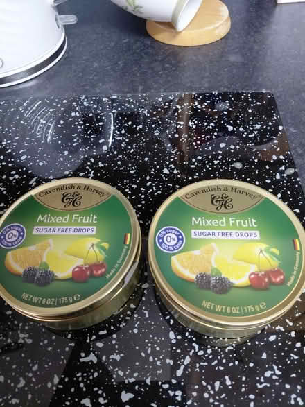 Photo of free 2 new tins fruit sweets (Rowner PO13) #1