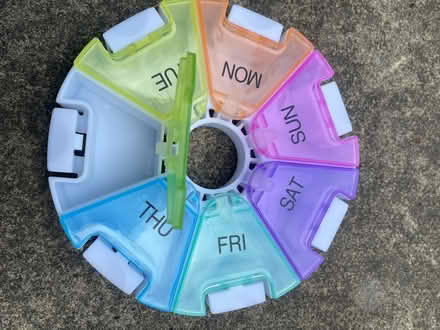 Photo of free Rainbow Weekly Pill Organiser (By Hackney Downs station E5) #2