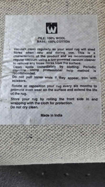 Photo of free Rug (Fareham PO15) #2