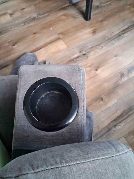 Photo of free Remote Gray RECLINER (North Liberty| KANSAS AVE) #1