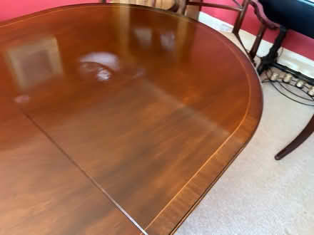 Photo of free Dining table and six chairs (Knighton) #3
