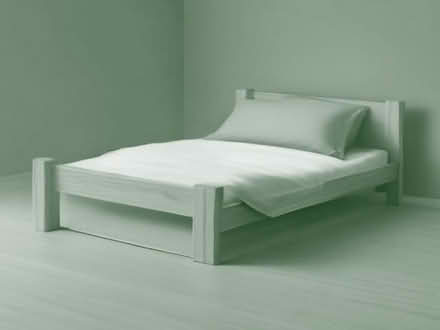 Photo of Single bed base .. wooden so can be taken apart for moving (Greenfields SY1) #1