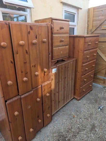 Photo of free Bedroom pine furniture (Wootton ox136) #2