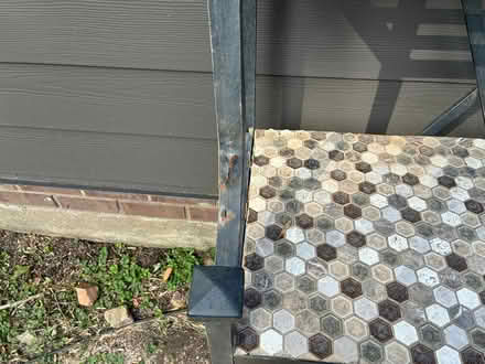Photo of free Outdoor bakers rack/potting table (Chadds Ford) #3