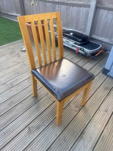 Photo of free Oak chairs (Portishead Marina BS20) #1
