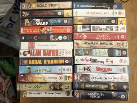 Photo of free Job lot of VHS tapes - film and TV (B17 near Bearwood) #1