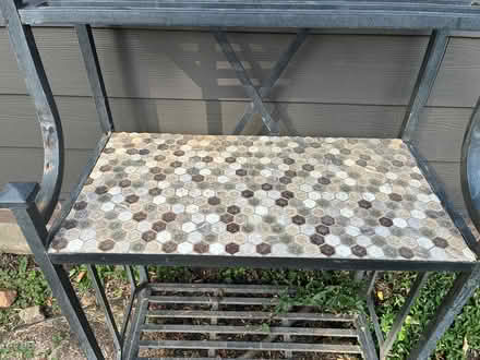 Photo of free Outdoor bakers rack/potting table (Chadds Ford) #2
