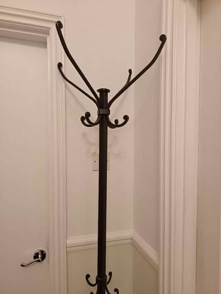 Photo of free 6ft Victorian style metal coat stand (Lavender Hill SW11) #3