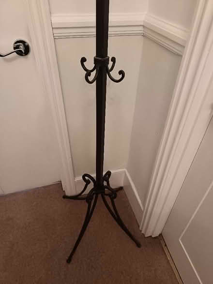 Photo of free 6ft Victorian style metal coat stand (Lavender Hill SW11) #2