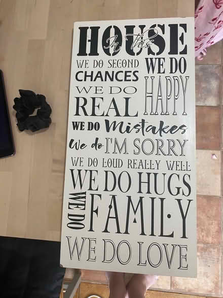 Photo of free House rules wall sign (High Ercall TF6) #1