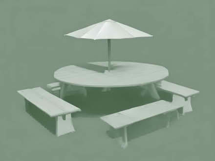 Photo of folding garden / picnic table (Stoke Newington N16) #1