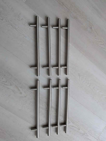 Photo of free 128mm chrome door handles (Stevenage SG2) #1