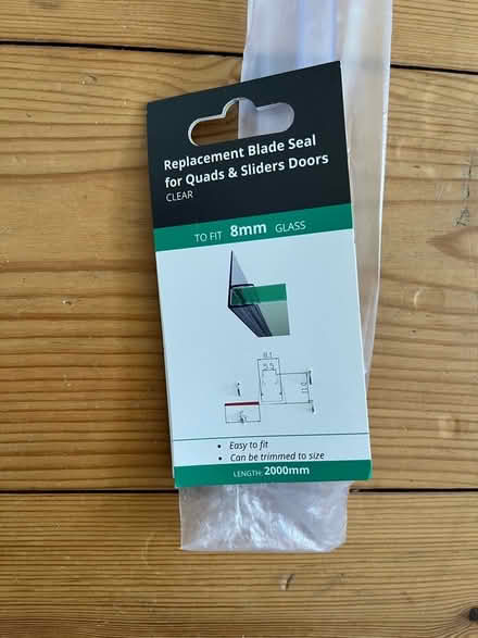 Photo of free Plastic seal for glass shower door (Parson's Heath CO4) #2