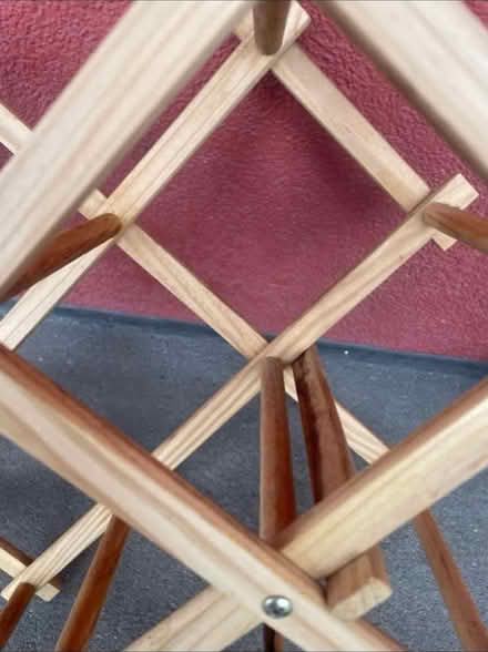 Photo of free Wooden Expandable Wine Rack (By Hackney Downs station E5) #3