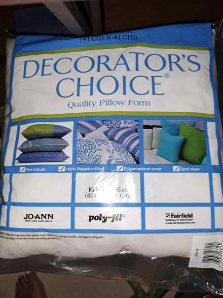 Photo of free Four 16"×16" Pillow Inserts (Brightwood-Takoma) #1