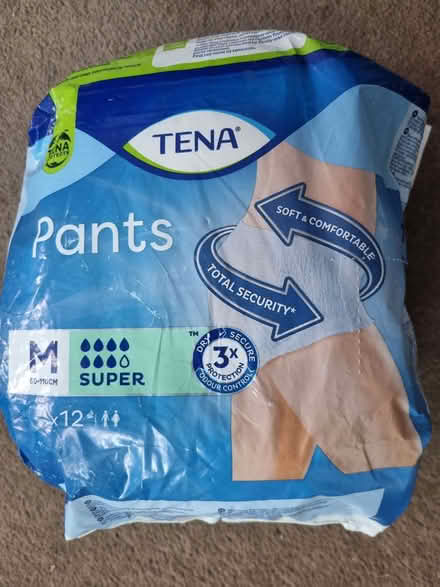 Photo of free Female Tena Pants Medium (West Byfleet KT15) #1