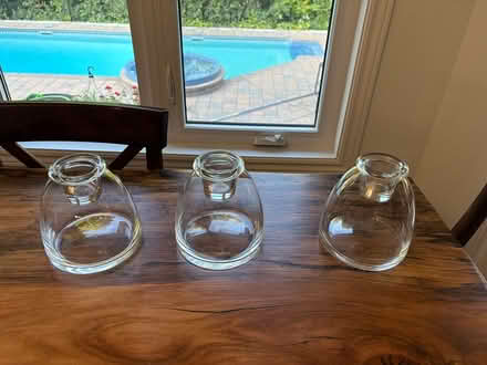 Photo of free 3 Glass decorative bowl/candle hold (Kanata Lakes) #1