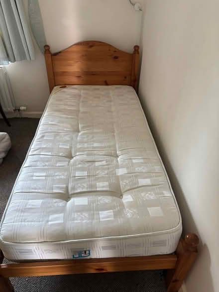 Photo of free Single bed - frame and mattress (Kirkby Stephen CA17) #1