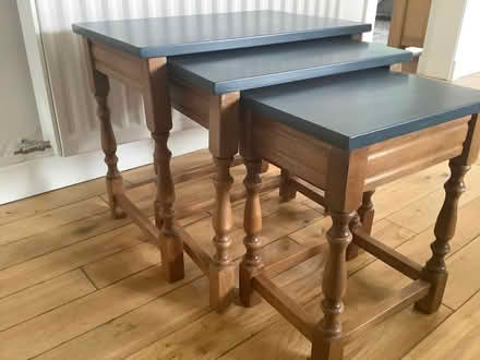 Photo of free Wooden nest of tables (Rhu G84) #1