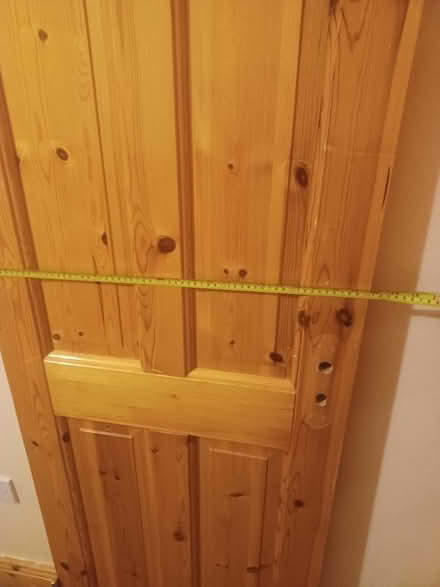 Photo of free Narrow 60cm solid wood door (Castletroy, Limerick) #3